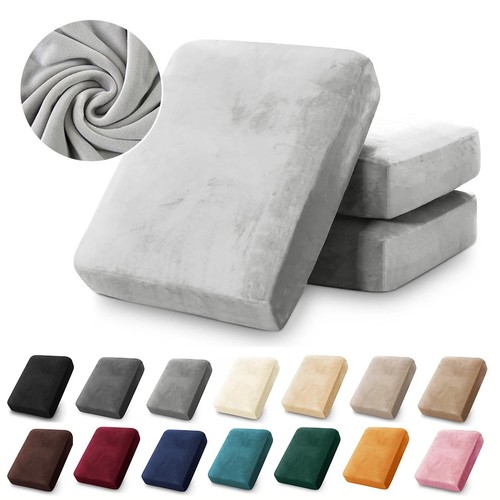 Velvet stretch sofa - velvet, seat