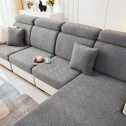 Thick jacquard sofa seat - sofa,