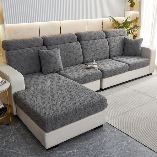 Jacquard fleece sofa - fleece, seat