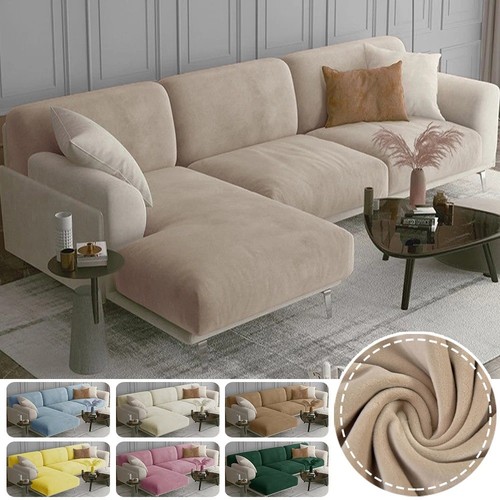 Soft velvet sofa - seat, cushion