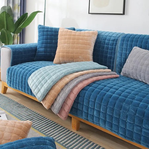 Thick plush sofa - sofa, covers