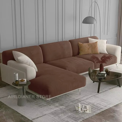Luxury soft velvet sofa - soft,