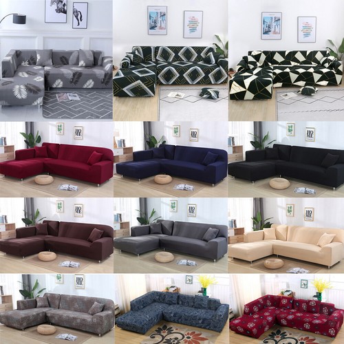 Shaped sofa cover - shaped, stretch